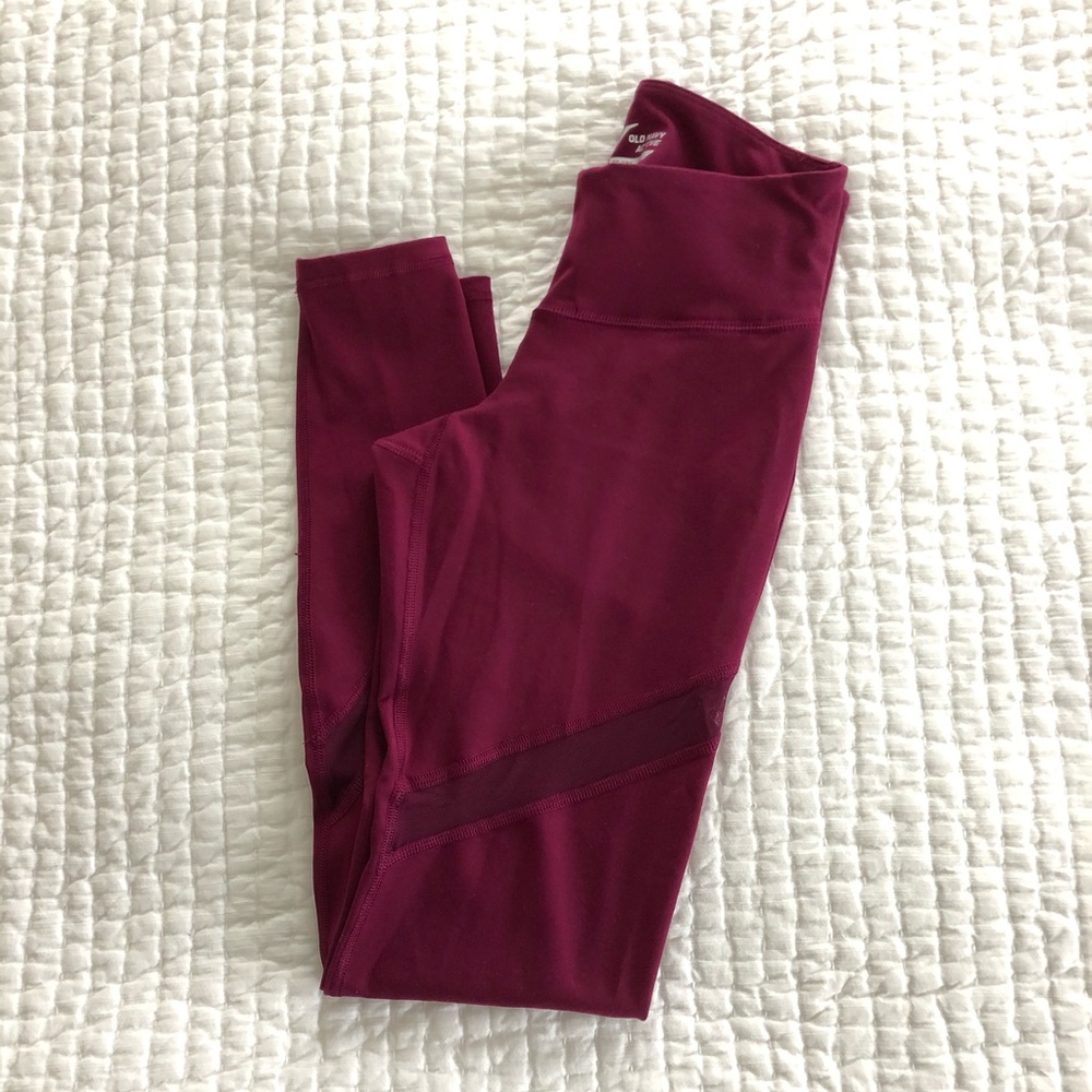 SOLD. Active Leggings with Mesh Cutouts